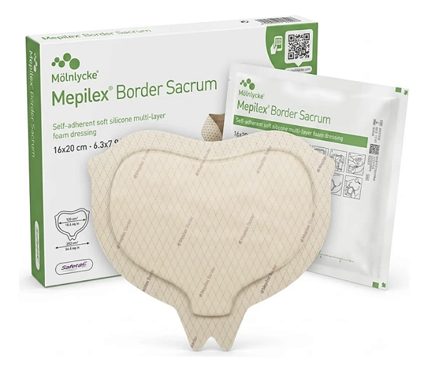 Mepilex Border Sacrum de Silicone 16x20cm