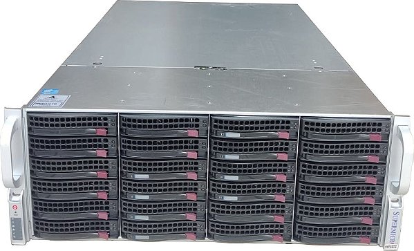 SERVIDOR SUPERMICRO STORAGE 4U CSE-846 X9DRD-7LN4F 128GB