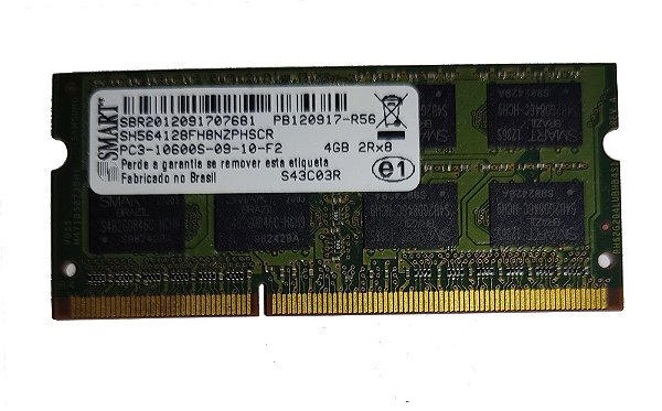 MEMORIA NOTE 4Gb DDR3 1600 Mhz SMART