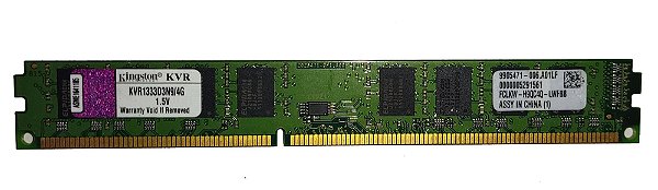 MEMORIA DESKTOP DDR3 4GB 1333MHZ KINGSTON