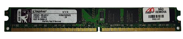 MEMORIA DESKTOP DDR2 2GB 667Mhz KINGSTON PERFIL BAIXO