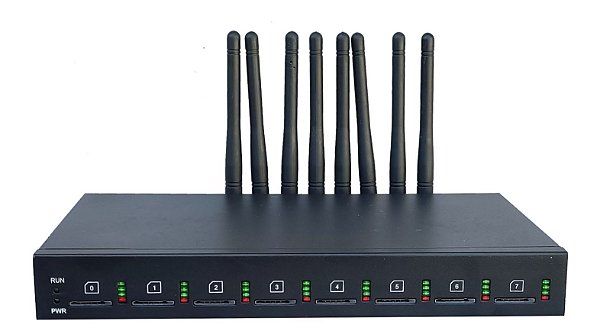 CHIPEIRA DINSTAR GATEWAY SMS/GSM 8 CANAIS