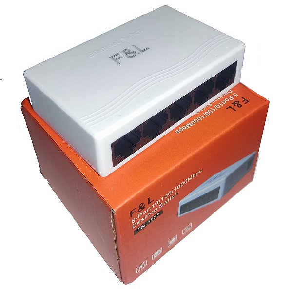 SWITCH F&L-828 10/100/1000 5 PORTAS