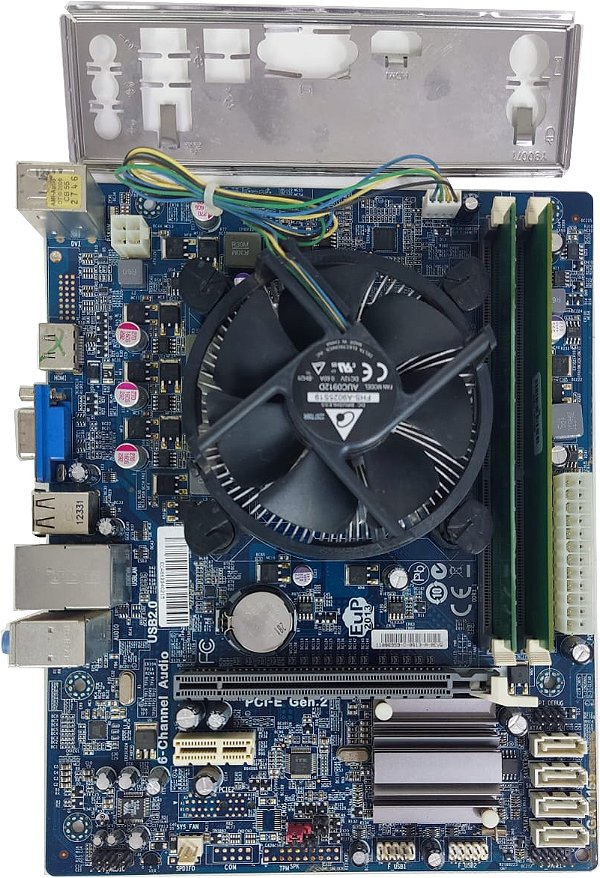 KIT PLACA MAE POSITIVO POS-EIH61CE H61H2-M2 1155 DDR3 +G530 +4GB