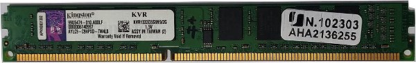 MEMORIA DESKTOP 2Gb DDR3 1333 MHZ KINGSTON