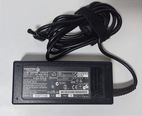 FONTE NOTE POSITIVO ADP-65DB 19V 3.42A BIVOLT