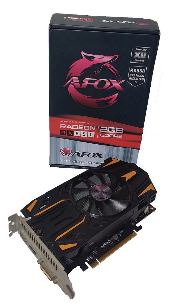 PLACA DE VIDEO RADEON RX550 2Gb DDR5 AFOX