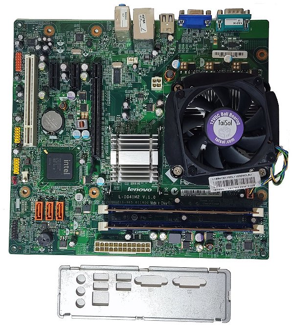 KIT PLACA MAE LENOVO L-IG41M2 775 DDR2 +CORE2 E7500 +4GB
