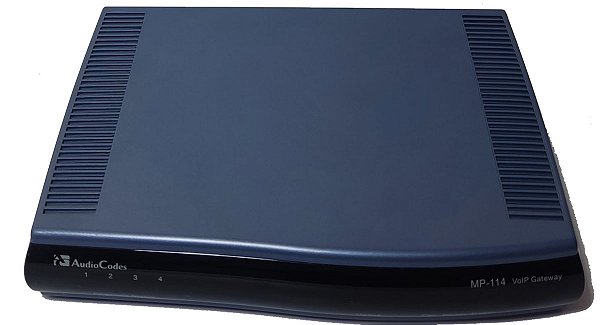 GATEWAY VOIP MP-114 AUDIO CODES 4 PORTAS FXS