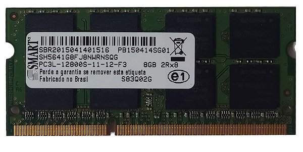 MEMORIA NOTE 8Gb DDR3 1600Mhz 1,35V SMART