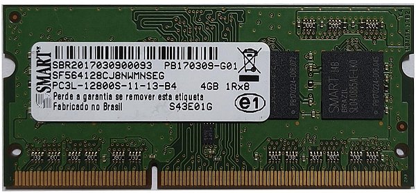 MEMORIA NOTE 4Gb DDR3 1600MHZ 1,35V SMART