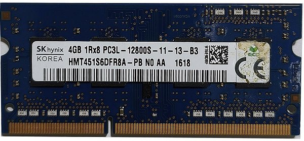 MEMORIA NOTE 4Gb DDR3 1600MHZ 1,35V SKHYNIX