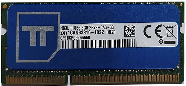MEMORIA NOTE 8Gb DDR3 1866MHZ  TT