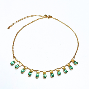 CHOKER PEDRAS VERDES