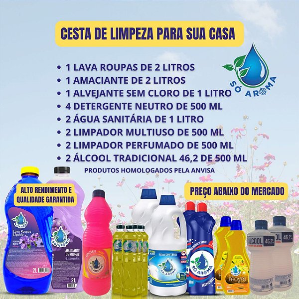 Produtos de limpeza baratos para sua casa em Peruíbe