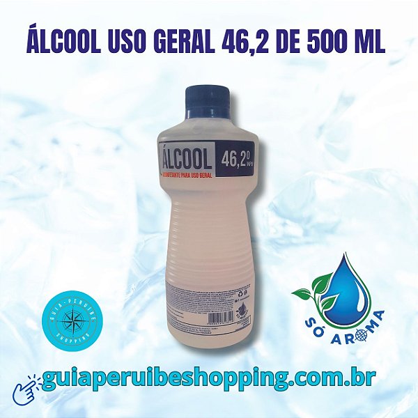 Álcool etílico 46,2 tradicional de 500 ml em Peruíbe
