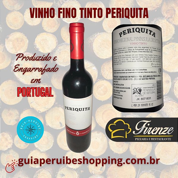 Garrafa de Vinho tinto seco  Português Periquita em Peruíbe