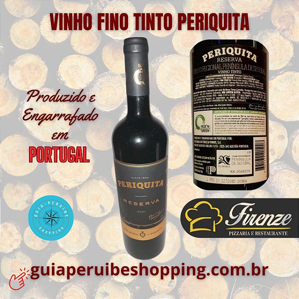 Garrafa de Vinho tinto Português Periquita Reserva em Peruíbe