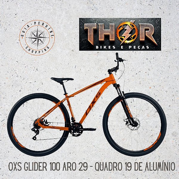 Bicicleta OXS Glide 100 Aro 29 com 21 marchas Shimano em Peruíbe