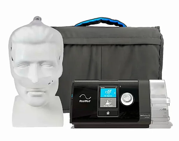 CPAP automático Airsense 10 Autoset com Umidificador + Máscara Nasal DreamWear