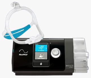 CPAP automático Airsense 10 Autoset com Umidificador + Máscara Airfit N30i