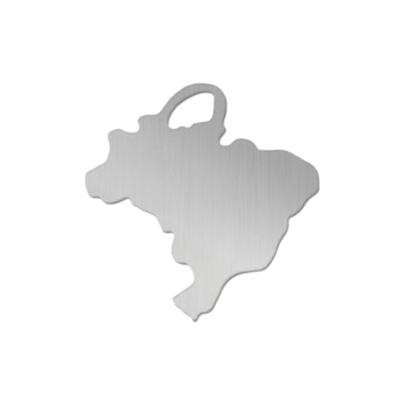 Kit 100 unidades - Chapinha C22 Para Chaveiro