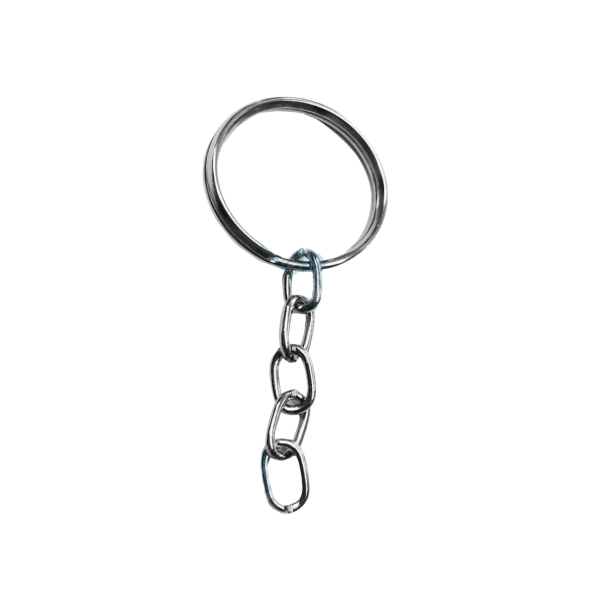 Kit com 100 Argolas 24mm com corrente