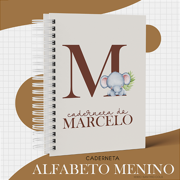 Caderneta de vacinação - Alfabeto Safari