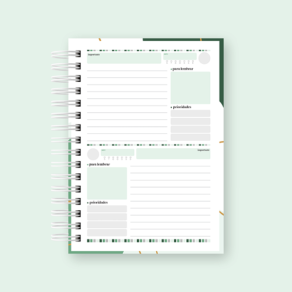 Agenda 2 dias por pagina