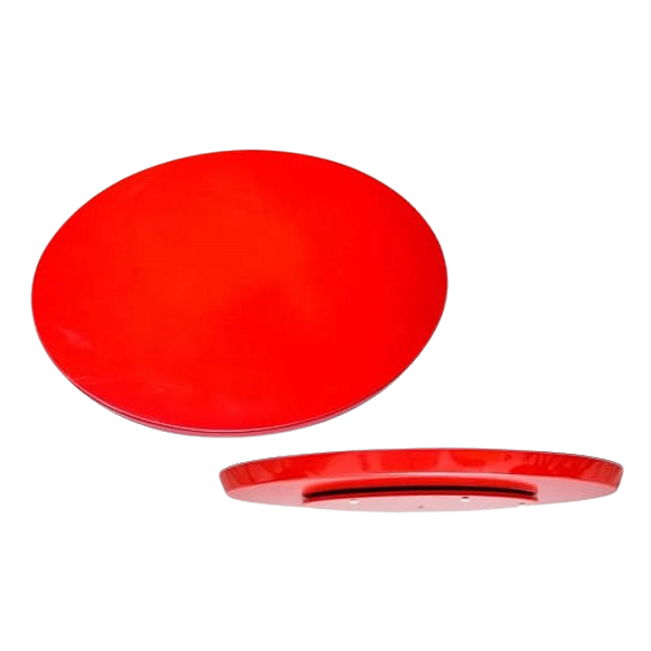 Prato Giratório de Mesa Decorativo Moderno e Elegante Base e Tampo MDF Laca Cores Variadas