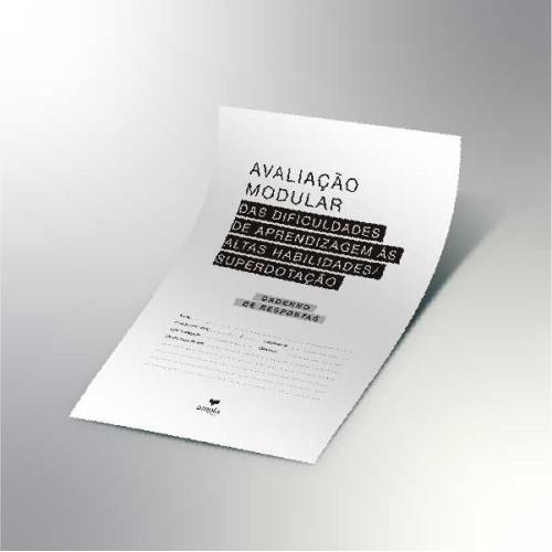 Avaliação Modular das dificuldades de aprendizagem às Altas Habilidades/Superdotação - Protocolo Caderno de Respostas