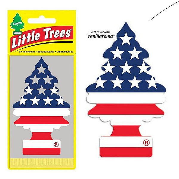 Cheirinho Aromatizador  Vanillaroma EUA ODORIZADOR AUTOMOTIVO LITTLE TREES ORIGINAL