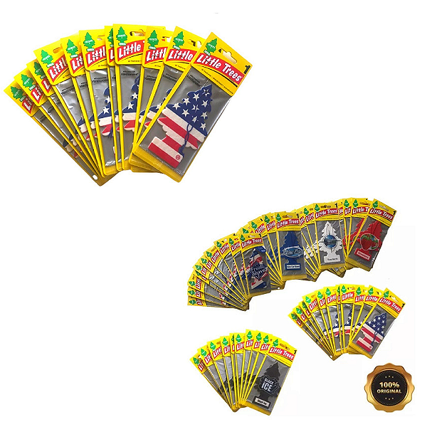 Kit 200 Unidades Little Trees Cheirinho P/ Carro Aromas Sortidos