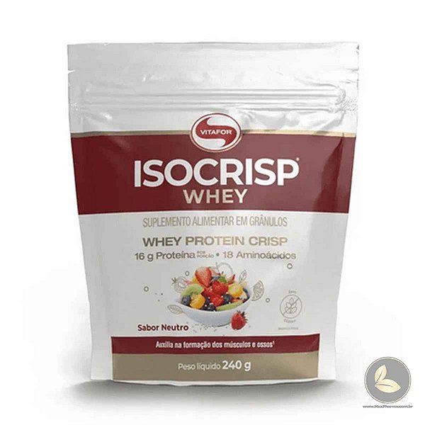 Isocrisp Whey Neutro Pouch 240g Vitafor