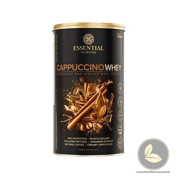 Cappuccino Whey Lata 14 Doses Essential Nutrition