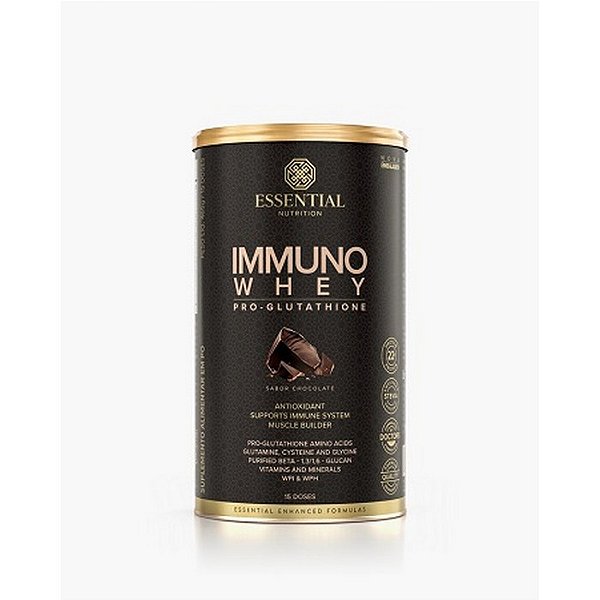 Immuno Whey Chocolate Lata 15 Doses Essential Nutrition