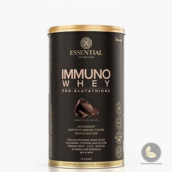 Immuno Whey Chocolate Lata 15 Doses Essential Nutrition