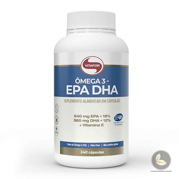 Omega 3 EPA e DHA 240 Cápsulas Vitafor