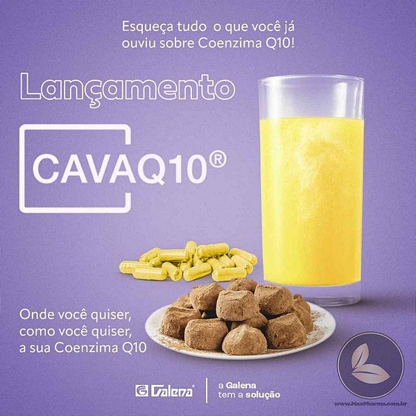 CAVAQ10 Coenzima Q10 (CoQ10) altamente biodisponível - Galena