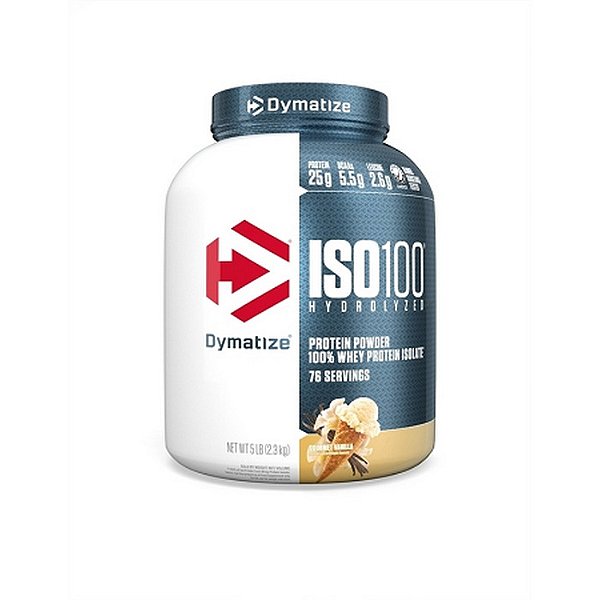 ISO 100 Vanilla Gourmet 5lbs (2.3Kg) Dymatize Nutrition