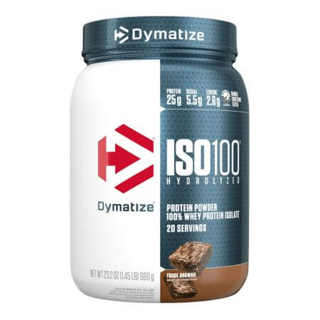 ISO 100 Fudge Brownie 1.4lbs (640g) Dymatize