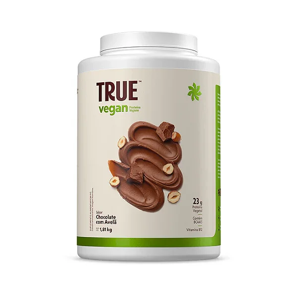 True Vegan Chocolate Com Avelã 1810g True Source