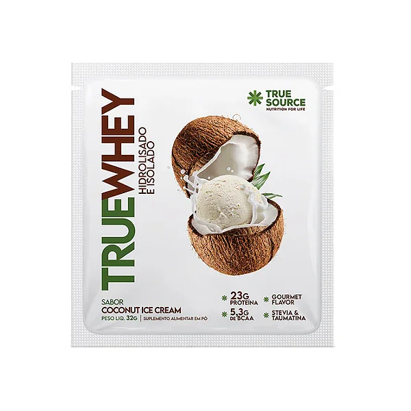 True Whey Coconut Ice Cream Sachê True Source
