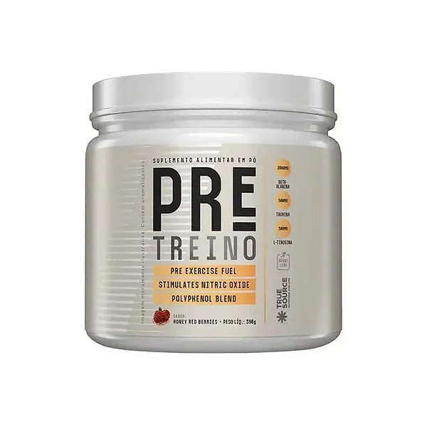 Pré-treino Sport Line Honey Red Berries 390g True Source