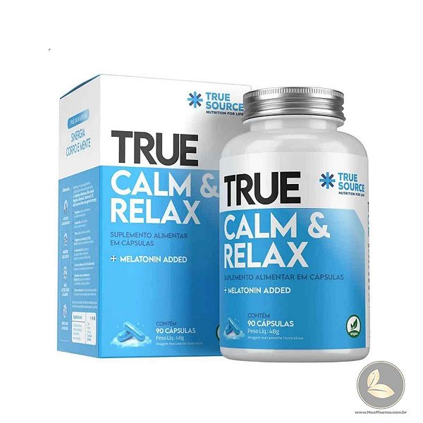 True Calm e Relax 90 Cápsulas True Source