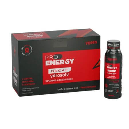 Display com 10 unidades Pro Energy Decaf Abacaxi com Hortelã 55ml Yosen