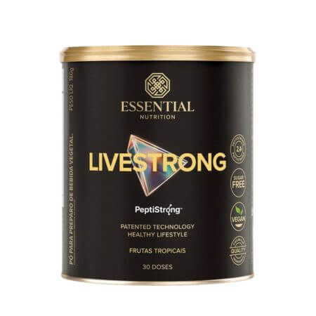 LiveStrong Frutas Tropicais Lata 180g 30 Doses Essential Nutrition