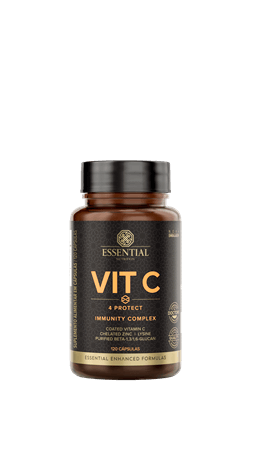 Vitamina C 4 Protect 180 Cápsulas Essential Nutrition