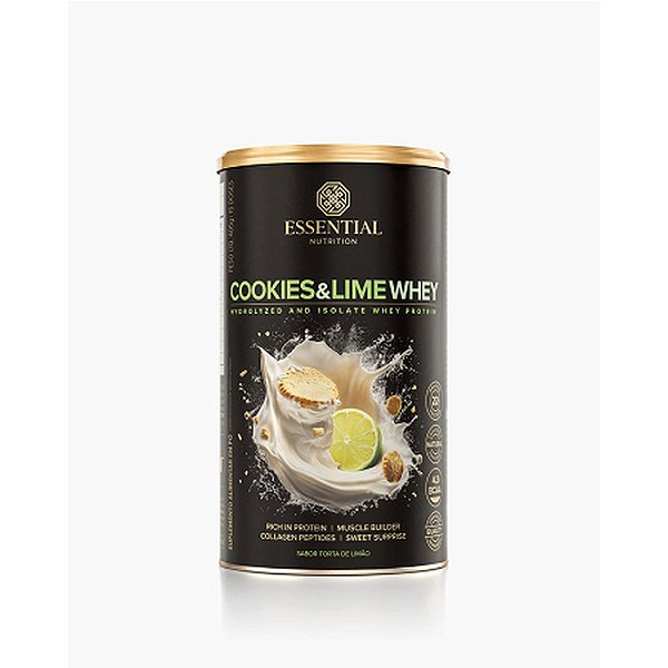Cookies &amp; Lime Whey Torta de Limão 405g Essential Nutrition