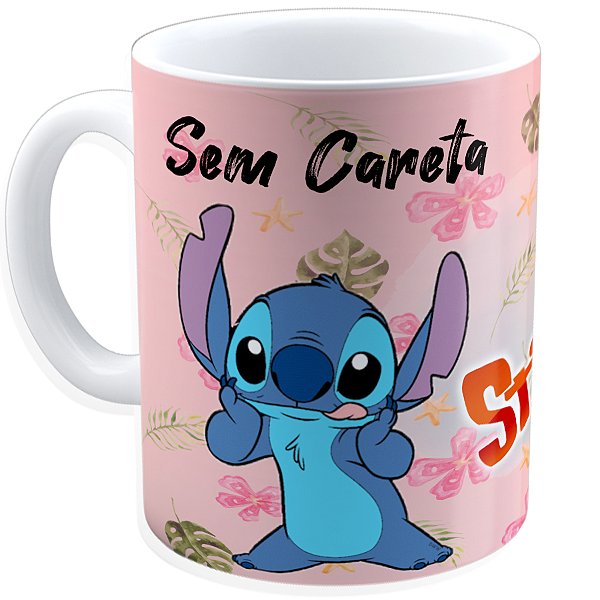 Caneca Personalizada Stitch  – 325ml em Porcelana
